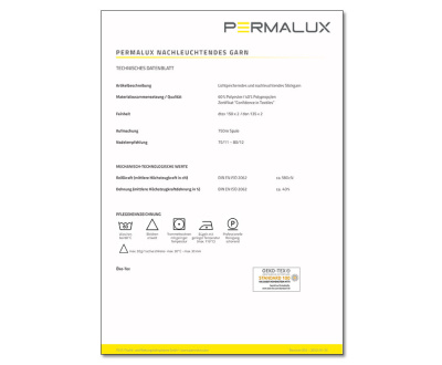 PERMALUX Langnachleuchtendes Garn 